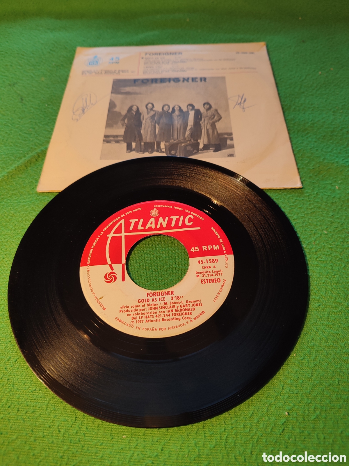 Discos de vinilo: Foreigner - Cold as ice single vinilo 1977 - Foto 2