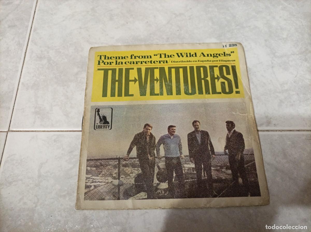 Discos de vinilo: The Ventures single the wild angels - Foto 1