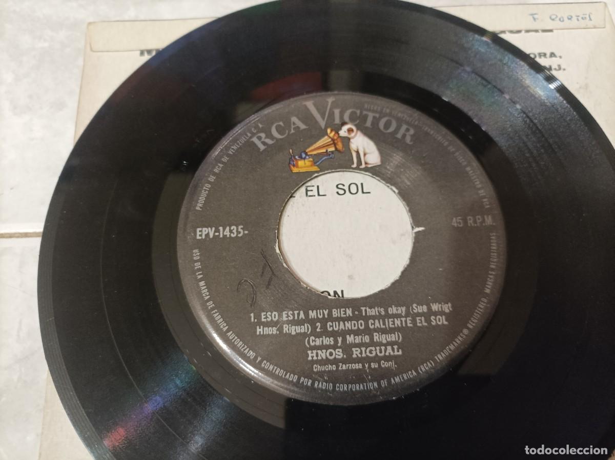 Discos de vinilo: Hermanos Rigual ep -Venezuela- - Foto 3