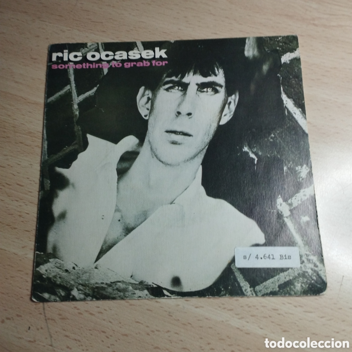 Discos de vinilo: Single 7&rdquo; PROMO Ric Ocasek 1982 Somethig to grab for + connect Up to me.