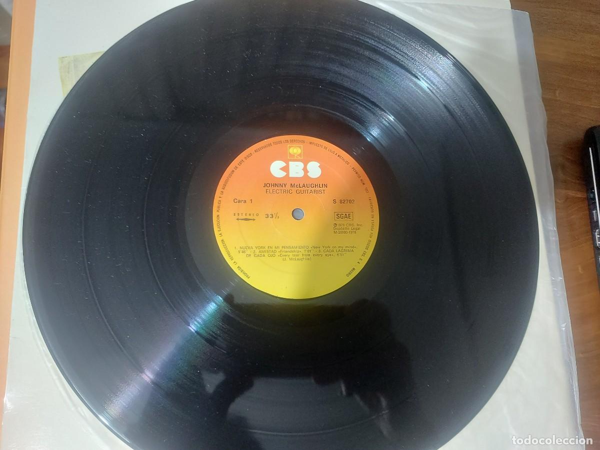 Discos de vinilo: LP Johnny Mclaughlin. Electric Guitarist - Foto 3