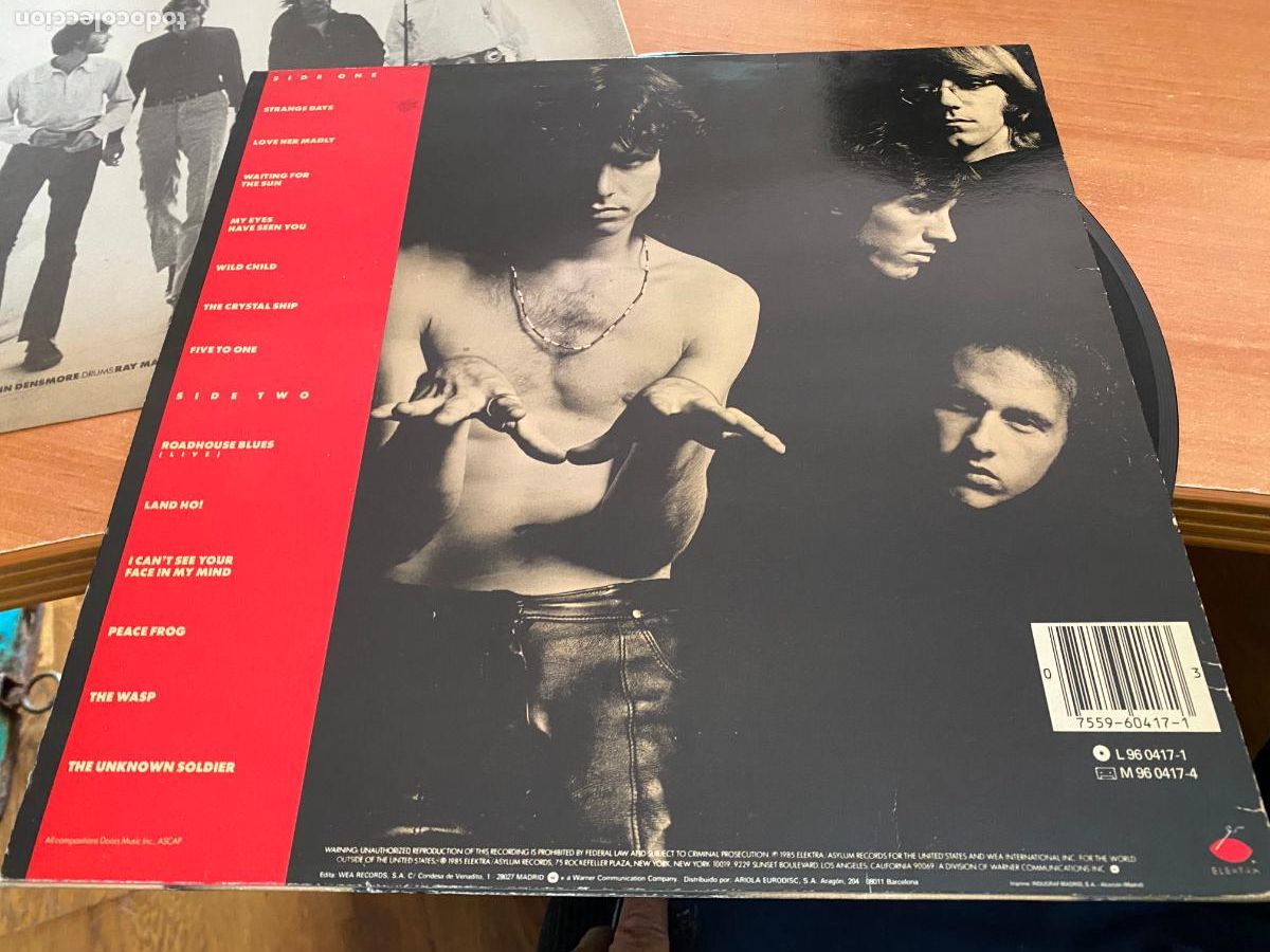Discos de vinilo: THE DOORS (CLASSICS) LP ESPA&Ntilde;A 1985 (B-51) - Foto 4