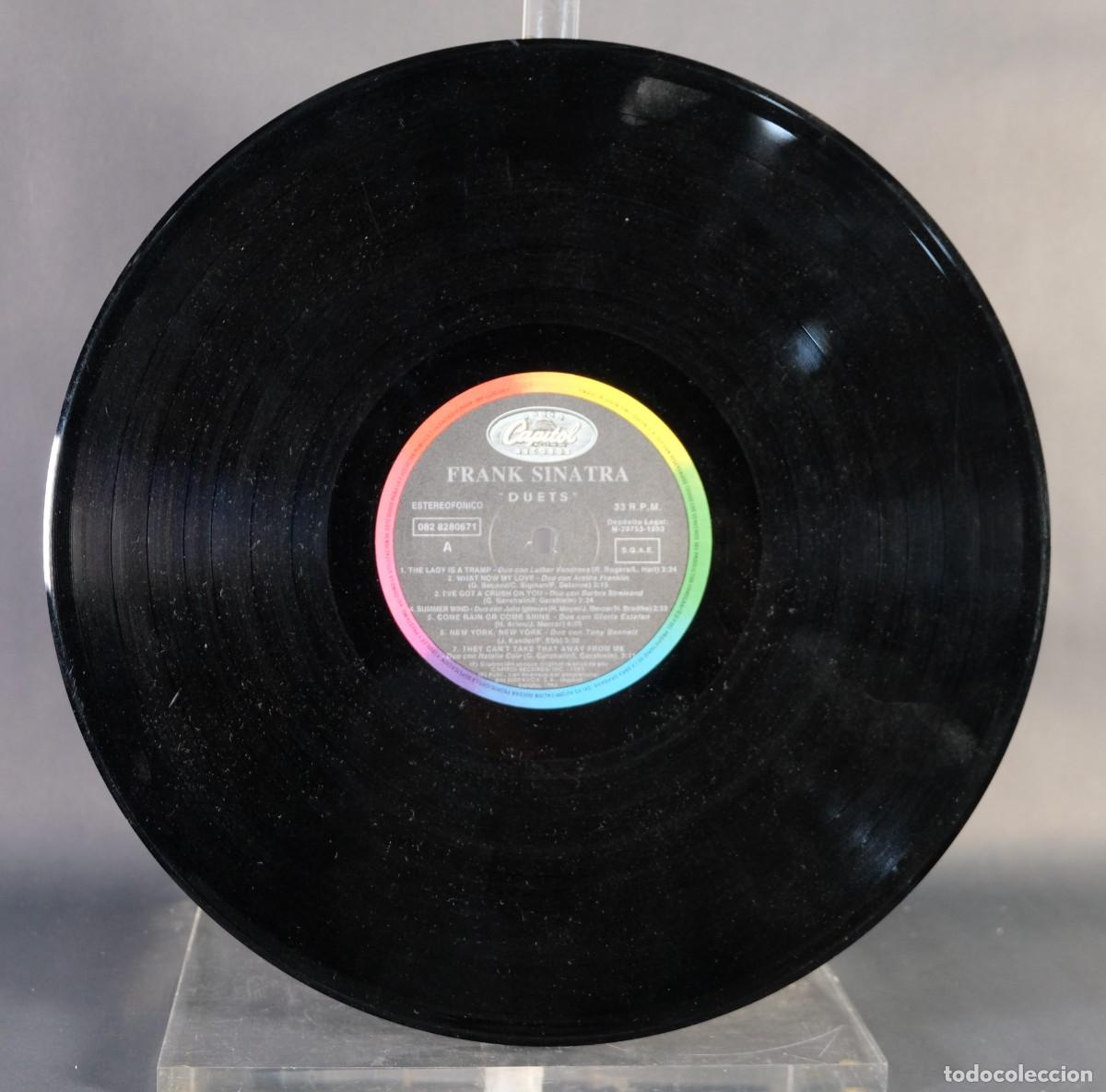 Discos de vinilo: LP Frank Sinatra duets - Capitol Records 1993 - Foto 4