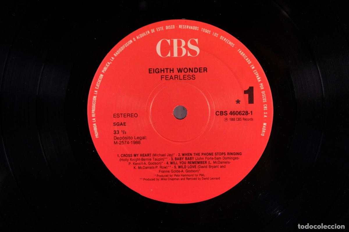 Discos de vinilo: LP eighth wonder - CBS Records 1988 - Foto 8