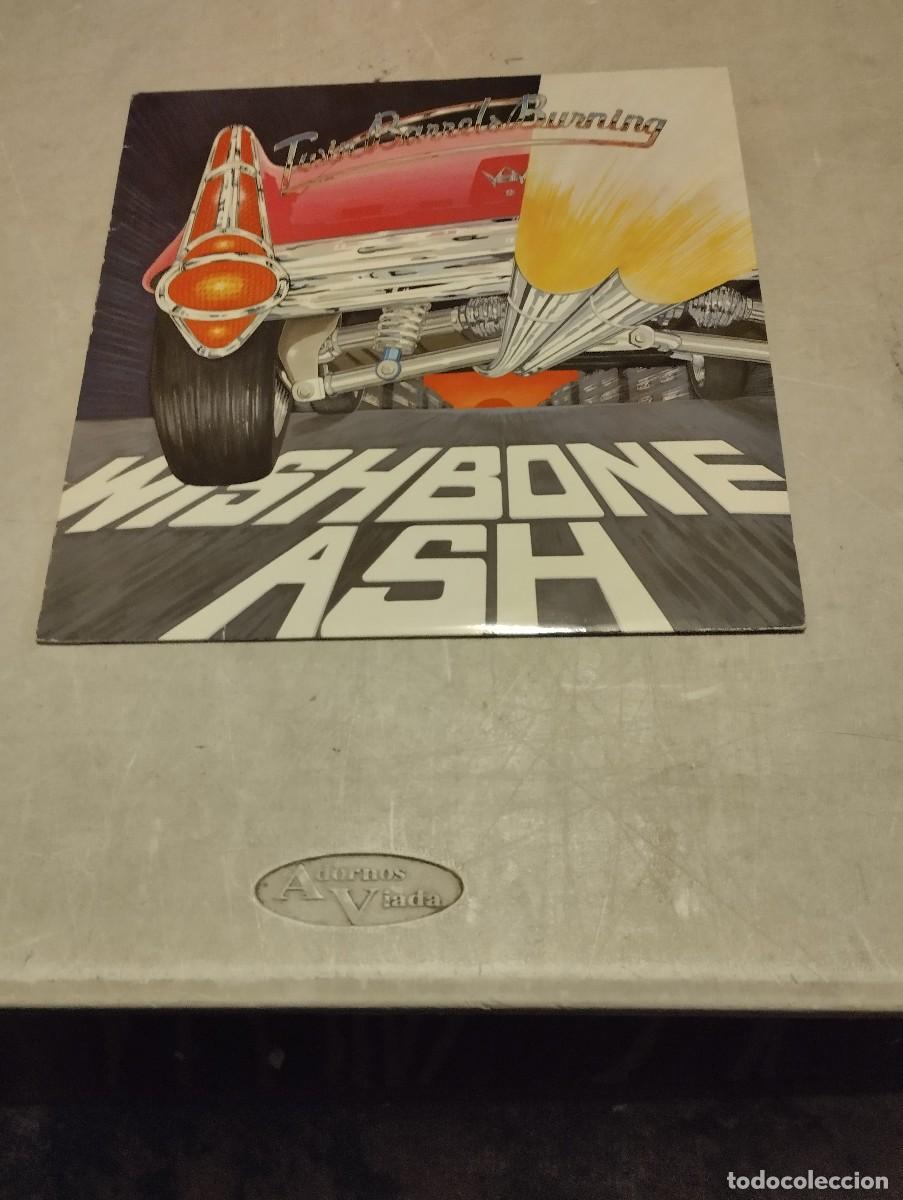 Discos de vinilo: Wishbone Ash Lp Twin Barrels Burning 1983 - Foto 1