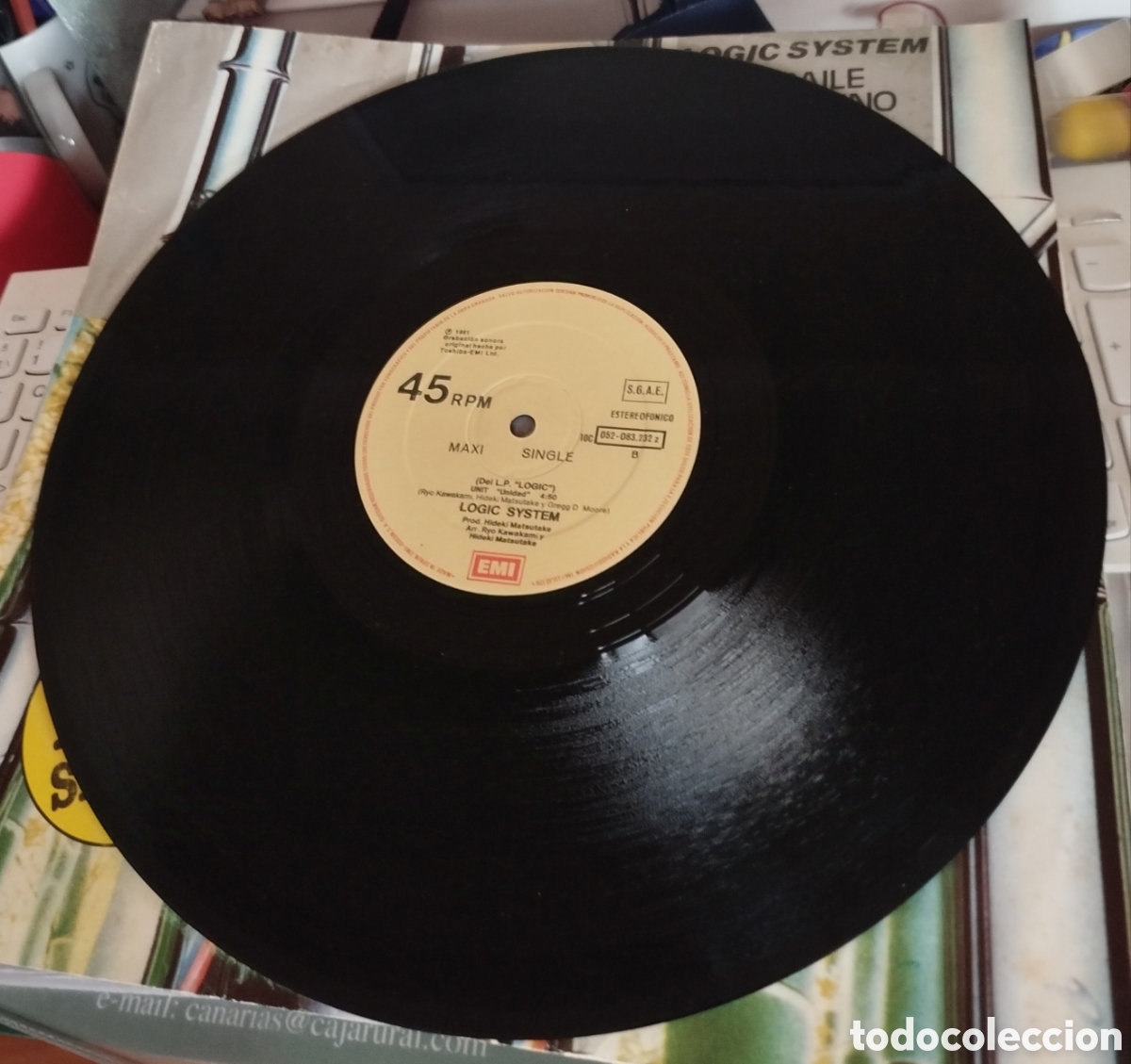 Discos de vinilo: Logic System - el baile del domino - Foto 2