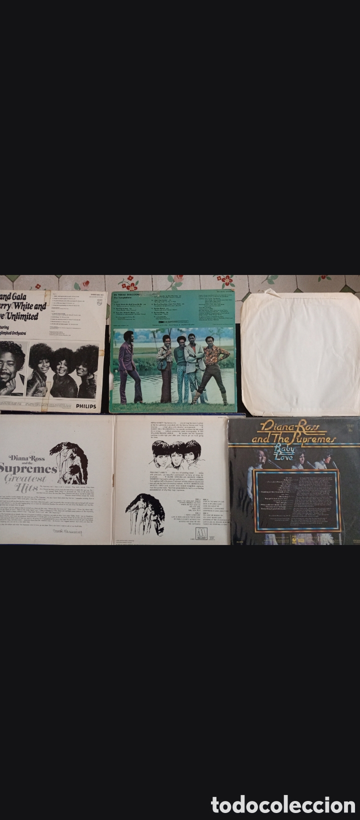 Discos de vinilo: SUPREMES y BARRY WHITE - Foto 2
