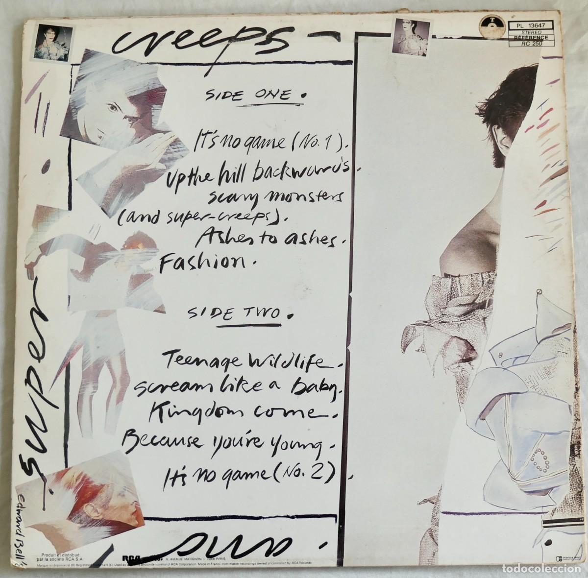 Discos de vinilo: SCARY MONSTERS- DAVID BOWIE 1980 - Foto 2