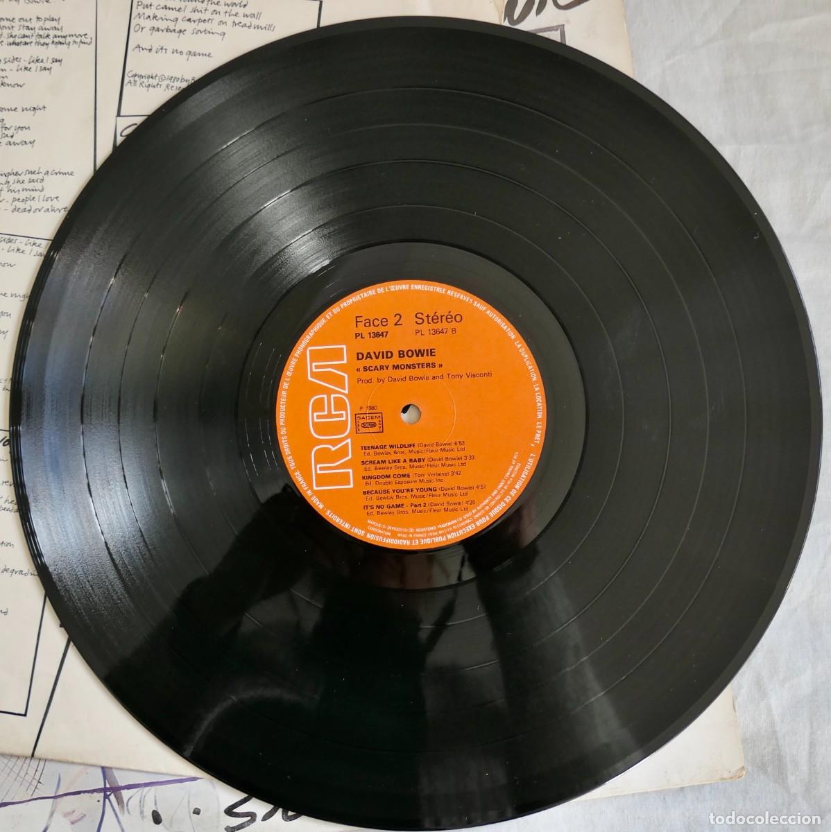 Discos de vinilo: SCARY MONSTERS- DAVID BOWIE 1980 - Foto 5