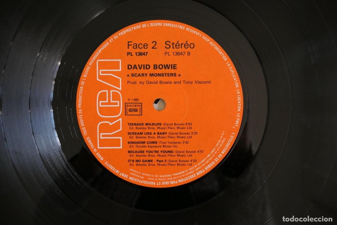 Discos de vinilo: SCARY MONSTERS- DAVID BOWIE 1980 - Foto 6