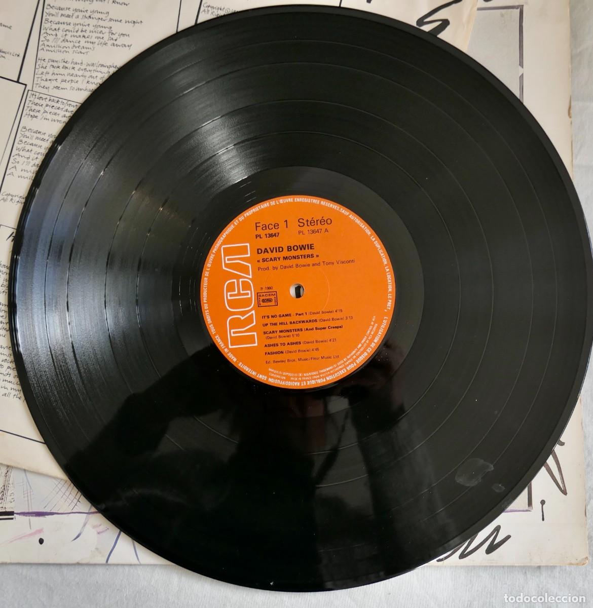 Discos de vinilo: SCARY MONSTERS- DAVID BOWIE 1980 - Foto 7