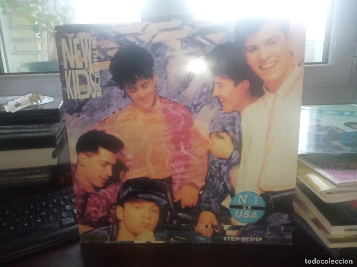 Discos de vinilo: NKOTB STEP BY STEP No 1 en USA - Foto 1