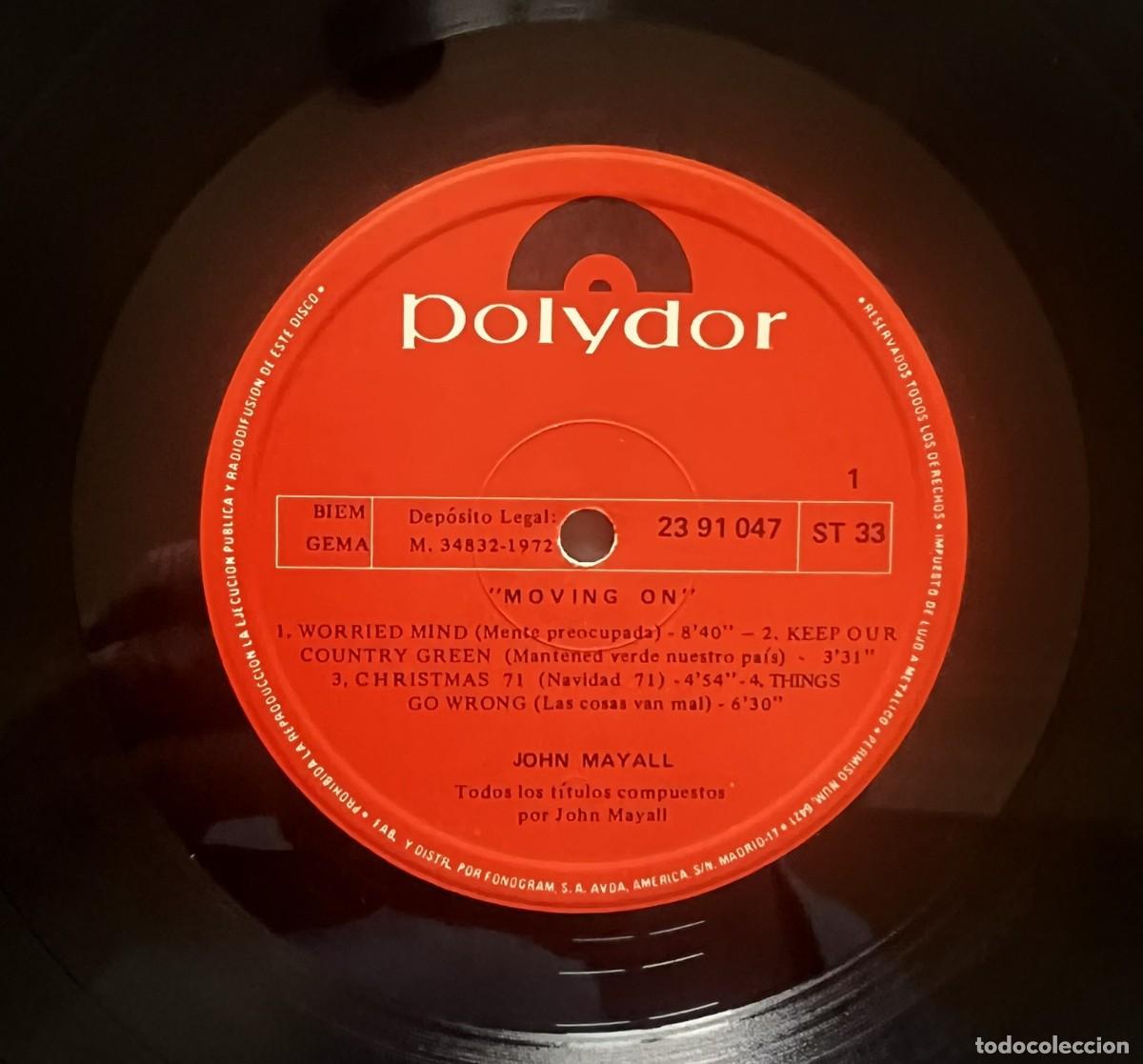 Discos de vinilo: Vinilo doble LP John Mayall &rdquo;Moving On&rdquo; Polydor 1972 - Foto 4
