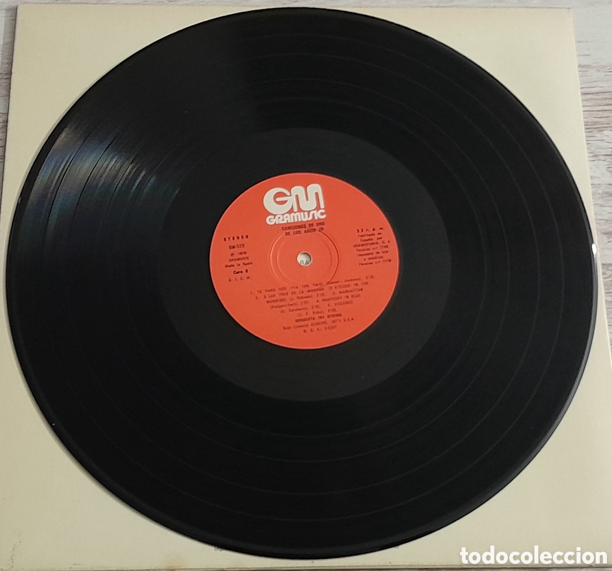 Discos de vinilo: CANCIONES DE ORO DE LOS A&Ntilde;OS 20 - ORQUESTA 101 STRINGS - Foto 3