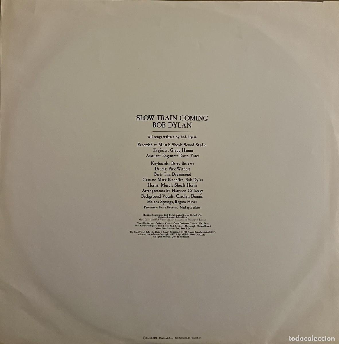 Discos de vinilo: Vinilo LP BOB DYLAN &rdquo;Slow Train Coming&rdquo; CBS 1979 - Foto 6