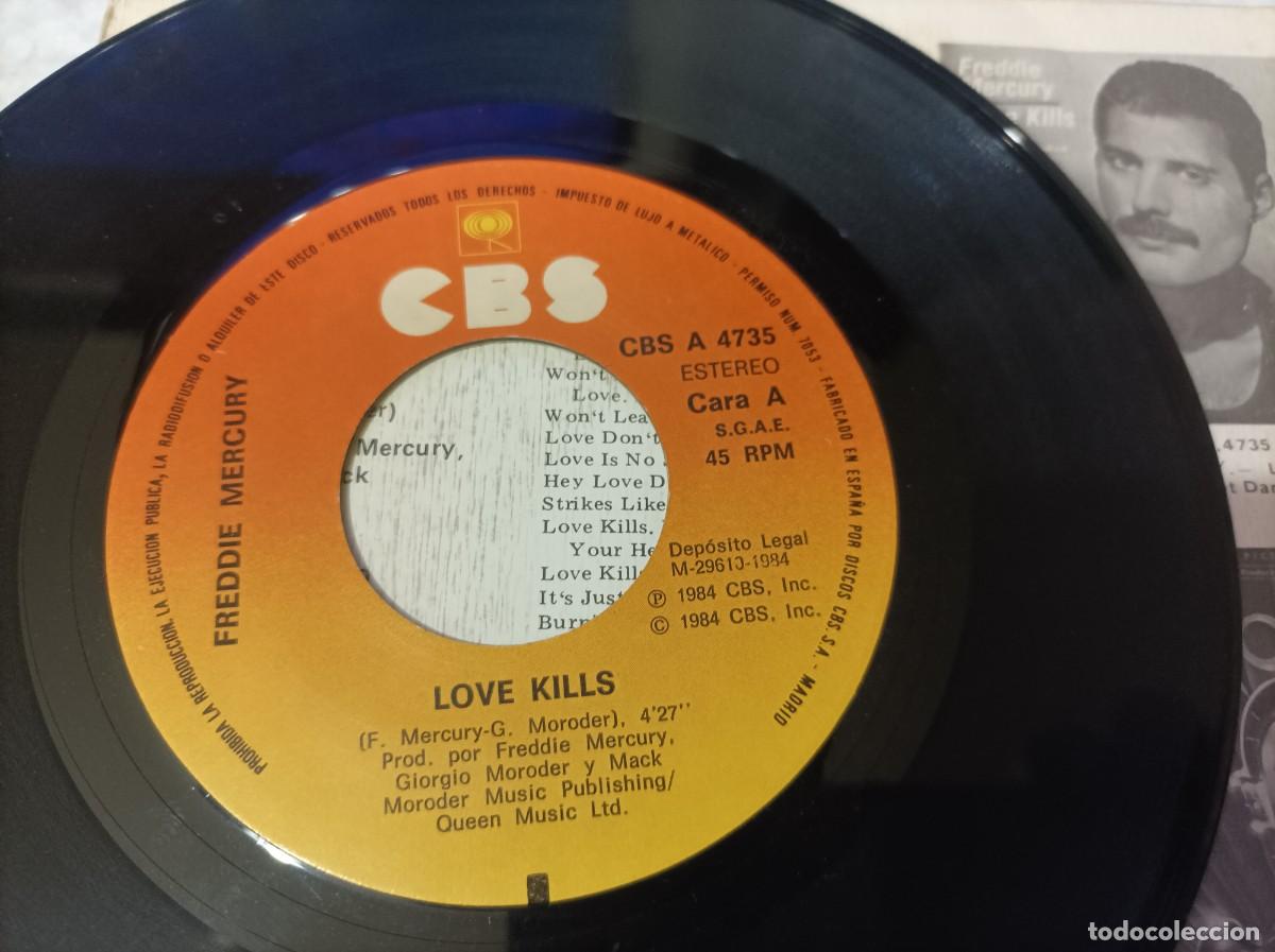 Discos de vinilo: Freddy Mercury love Kills single - Foto 3