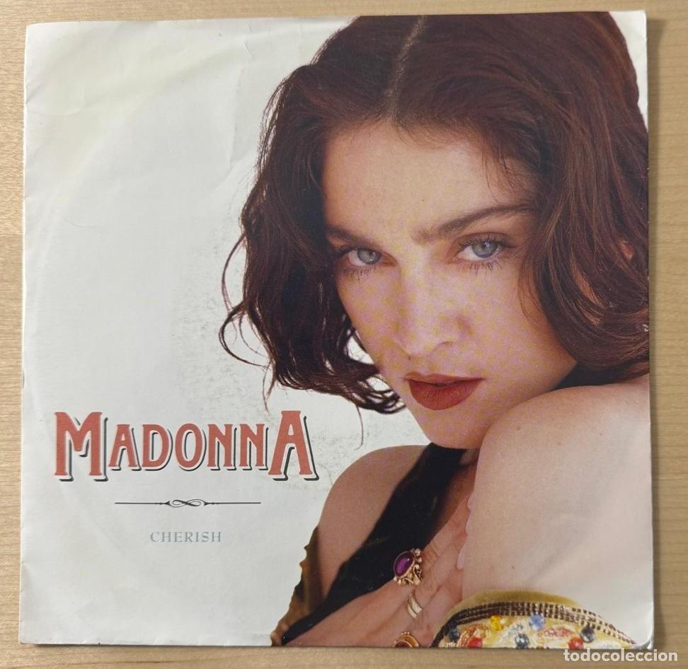 Discos de vinilo: Madonna 45t Cherish EX EX - Foto 1