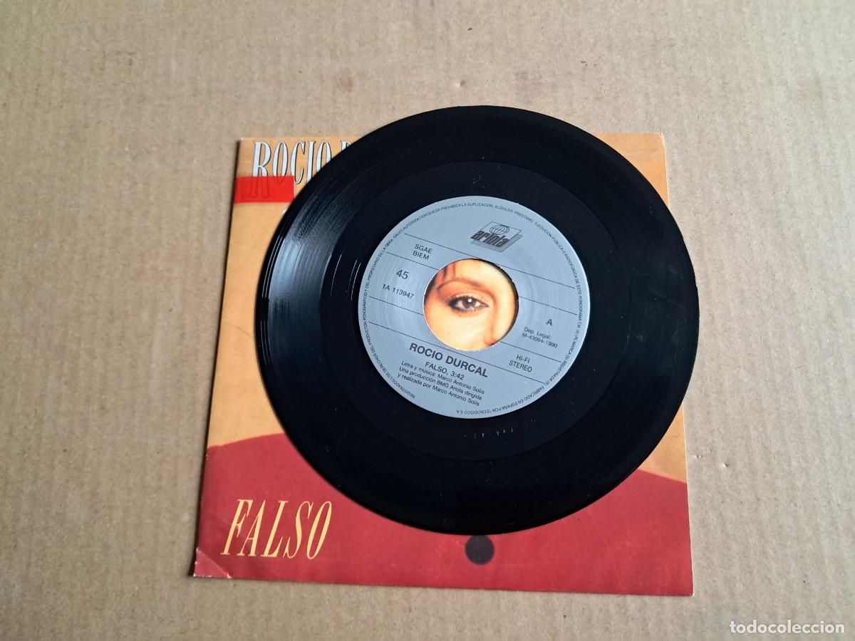 Discos de vinilo: ROCIO DURCAL - FALSO SINGLE 1990 - Foto 2