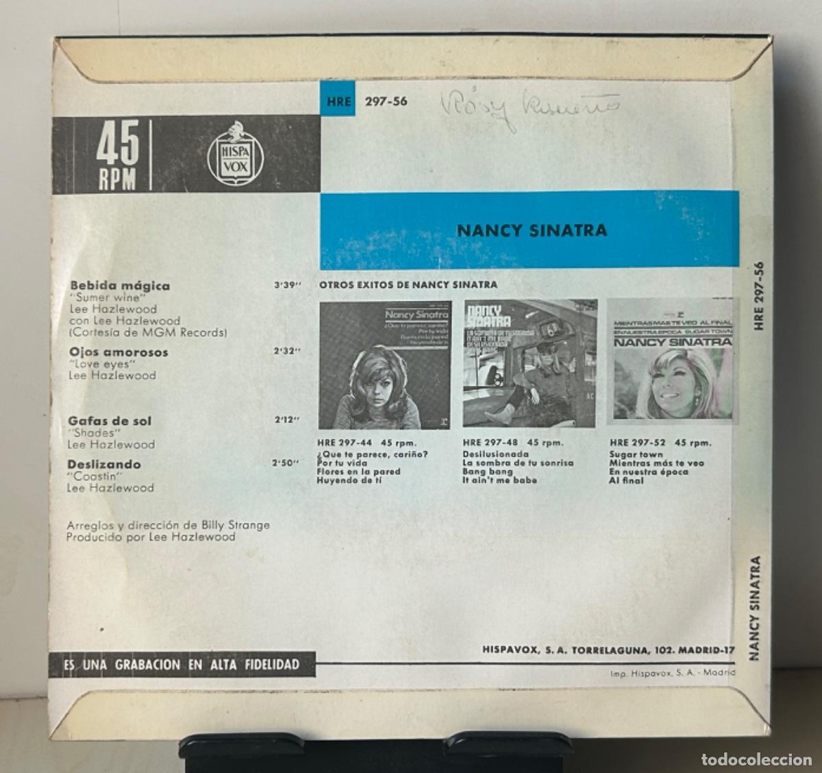 Discos de vinilo: BEBIDA M&Aacute;GICA + 3. EP. Nancy Sinatra - Foto 2