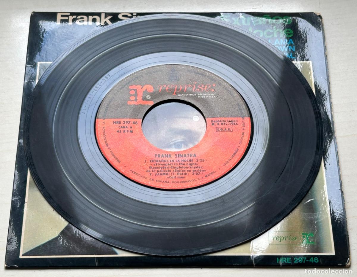 Discos de vinilo: EXTRA&Ntilde;OS EN LA NOCHE + 3. EP. Frank Sinatra - Foto 3