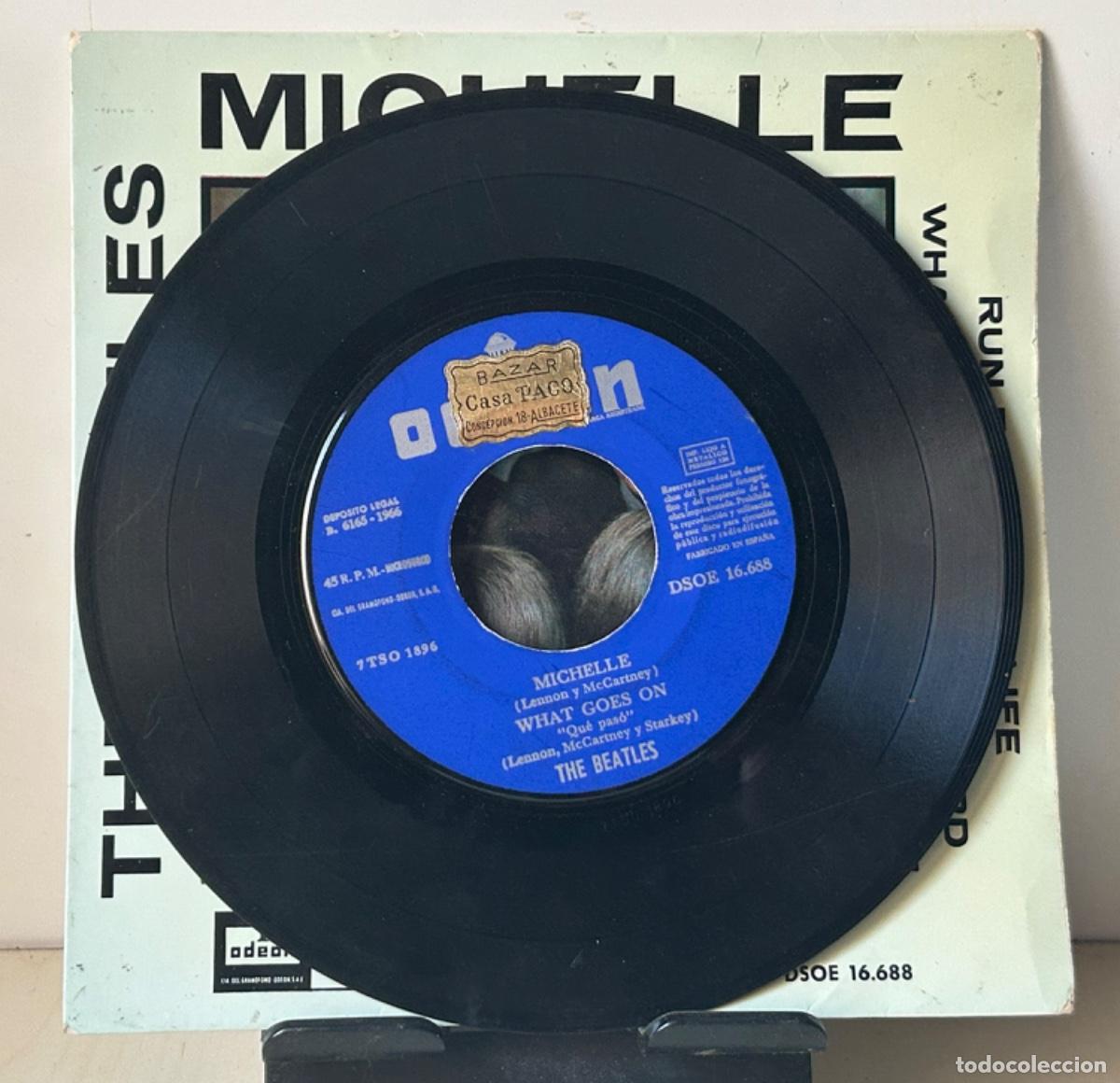 Discos de vinilo: MICHELLE + 3. EP. The Beatles - Foto 3