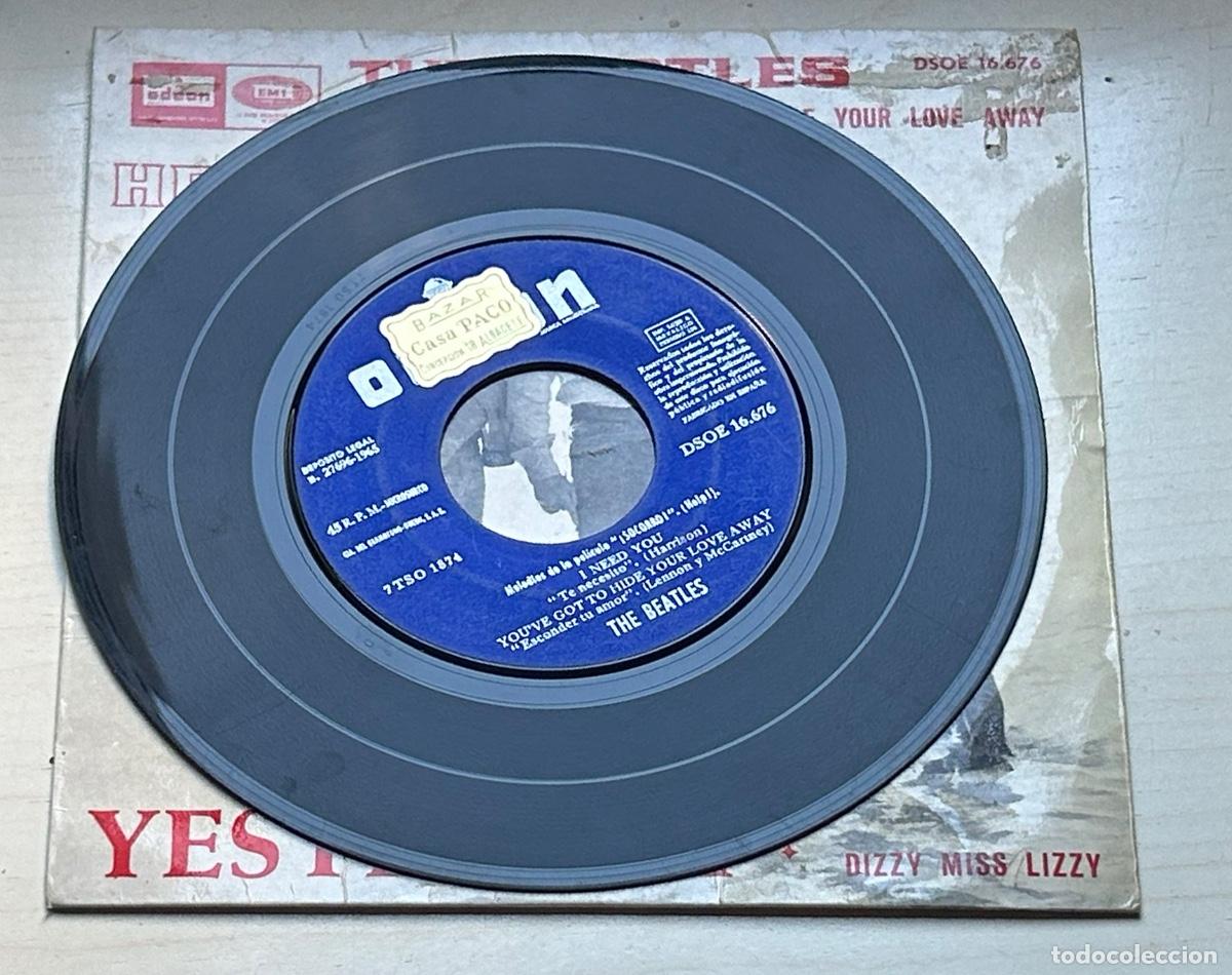Discos de vinilo: YESTERDAY + 3. EP. The Beatles - Foto 3
