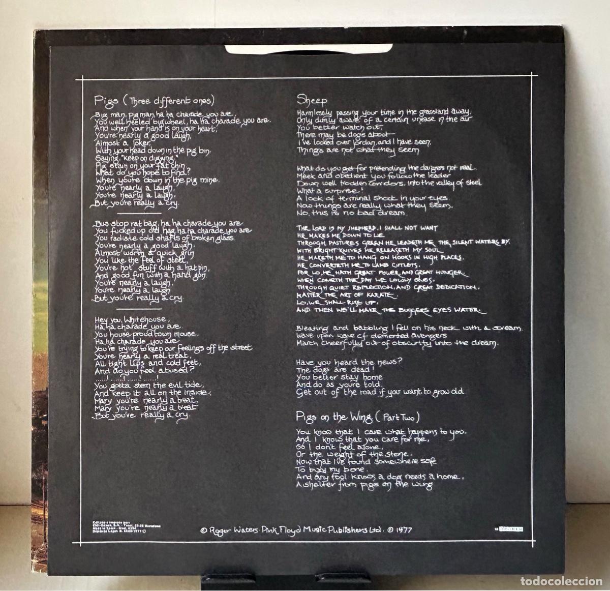 Discos de vinilo: Pink Floyd - Animals - LP - Foto 4