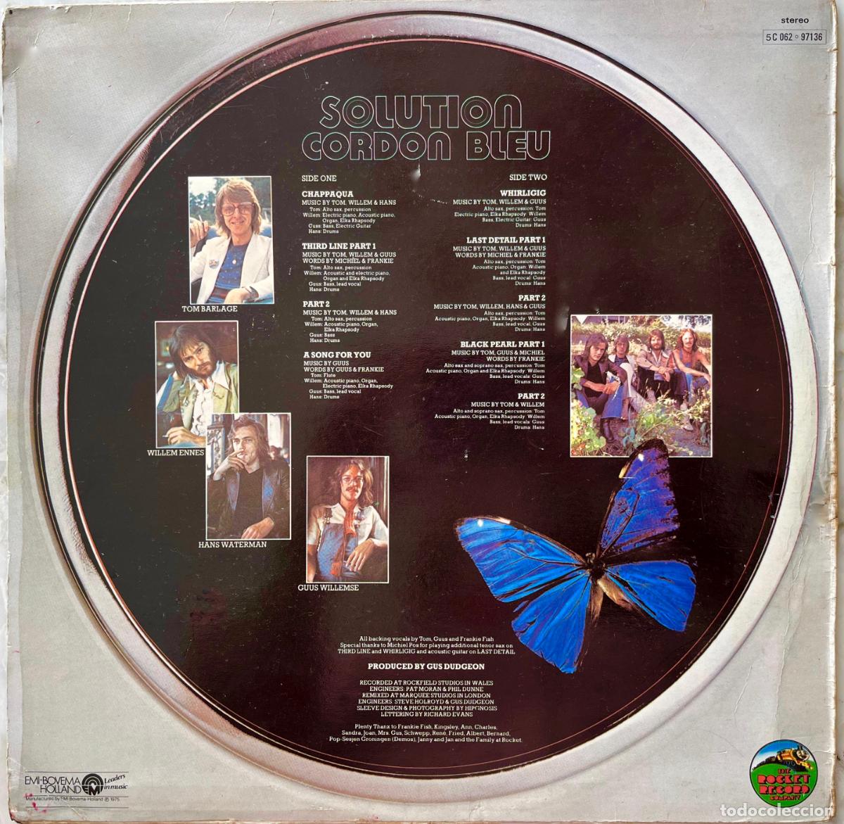 Discos de vinilo: SOLUTION. CORDON BLEU. LP ORIGINAL HOLANDA 1975 - Foto 2