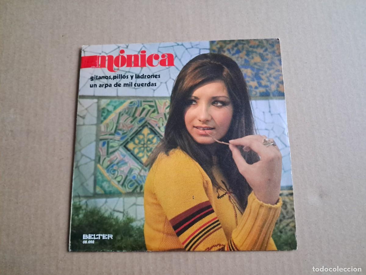 Discos de vinilo: MONICA - GITANOS PILLOS Y LADRONES SINGLE 1971 - Foto 1