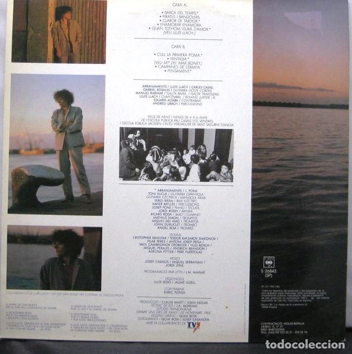Discos de vinilo: MARINA ROSELL - BARCA DEL TEMPS - LP - Foto 2