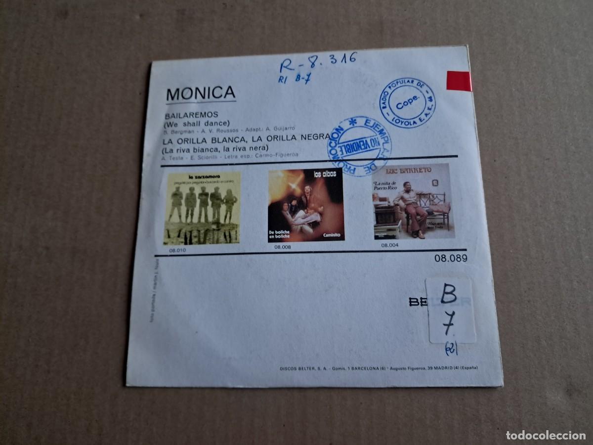 Discos de vinilo: MONICA - BAILAREMOS SINGLE 1972 - Foto 3