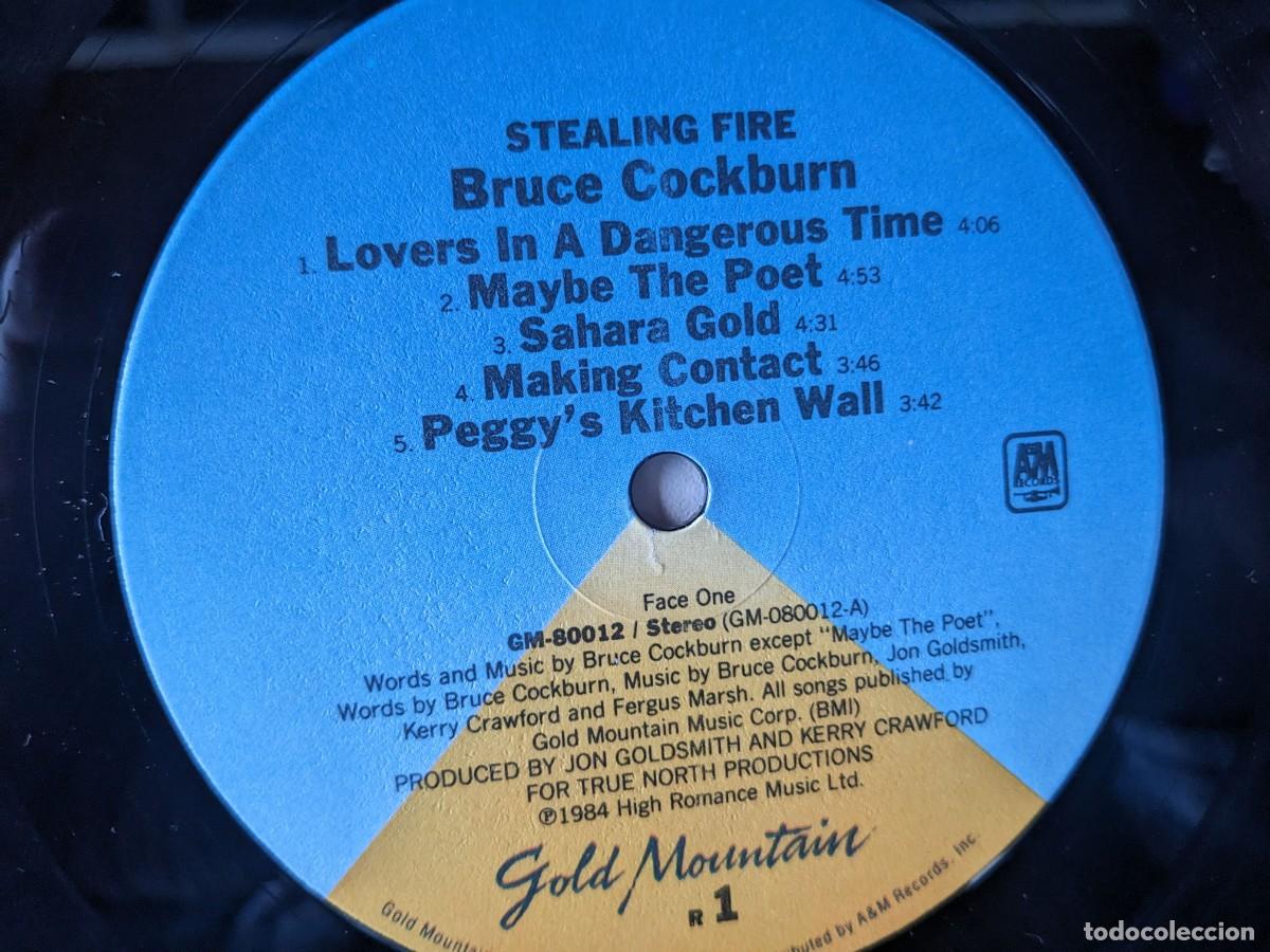Discos de vinilo: L647 BRUCE COCKBURN STEALING FIRE - LP VINILO - 1984 - Foto 3