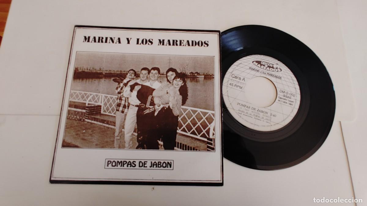 Discos de vinilo: MARINA Y LOS MAREADOS-SINGLE POMPAS DE JABON - Foto 1