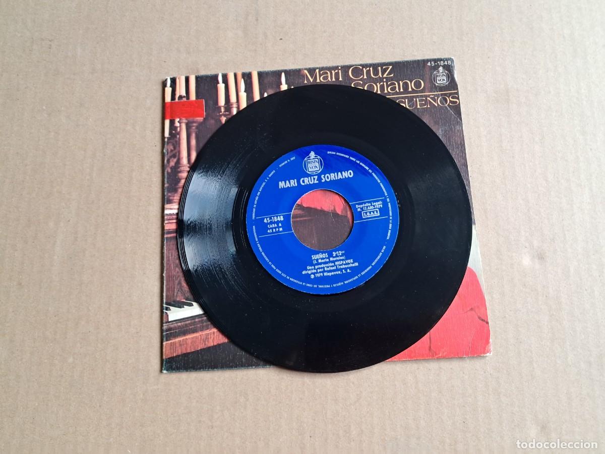 Discos de vinilo: MARI CRUZ SORIANO - SUE&Ntilde;OS SINGLE 1979 - Foto 2