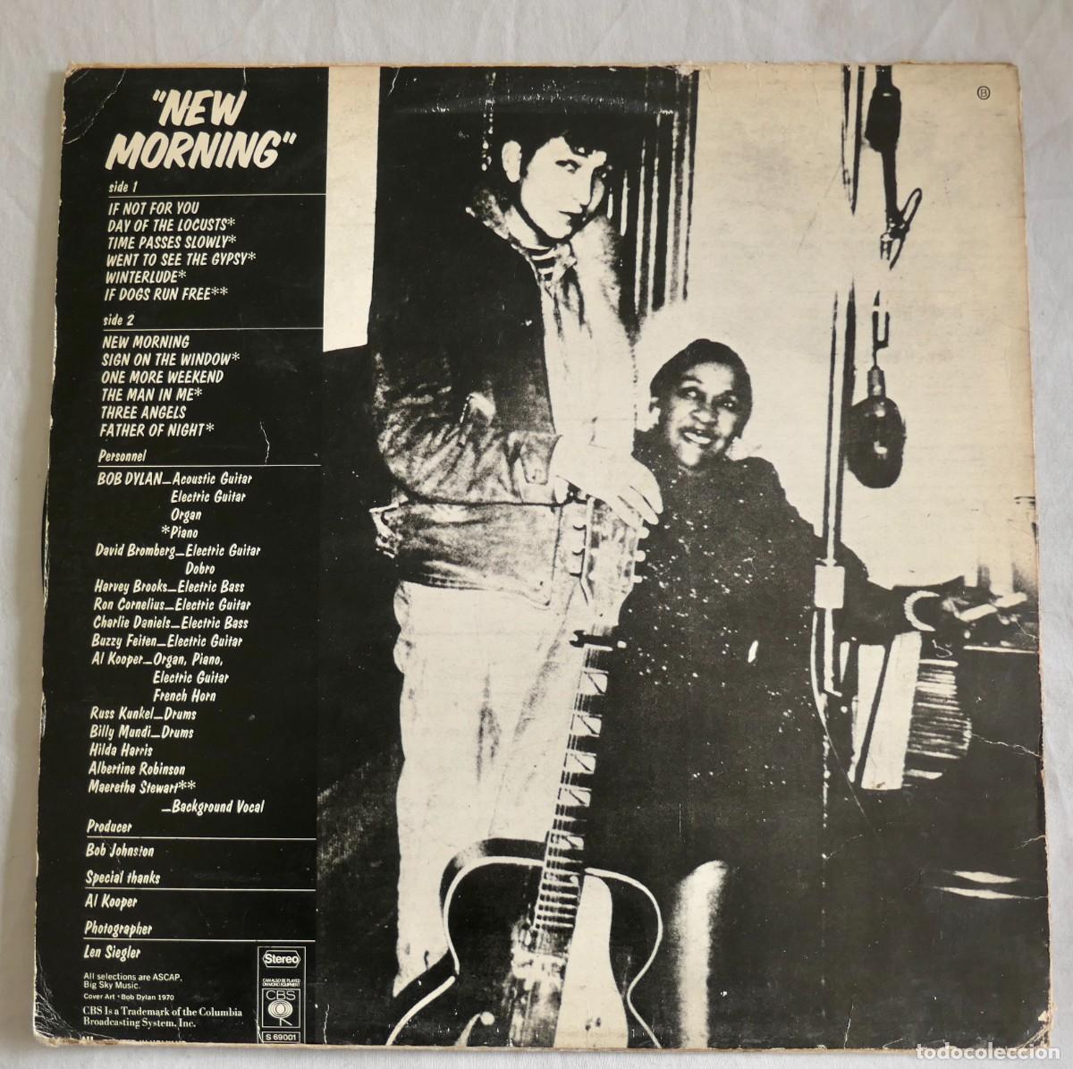 Discos de vinilo: NEW MORNING- BOB DYLAN 1970 - Foto 1