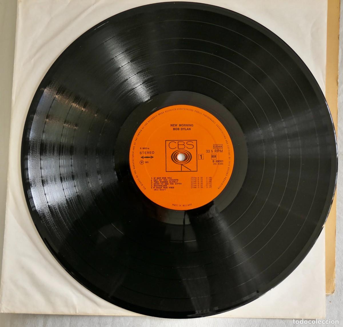 Discos de vinilo: NEW MORNING- BOB DYLAN 1970 - Foto 4