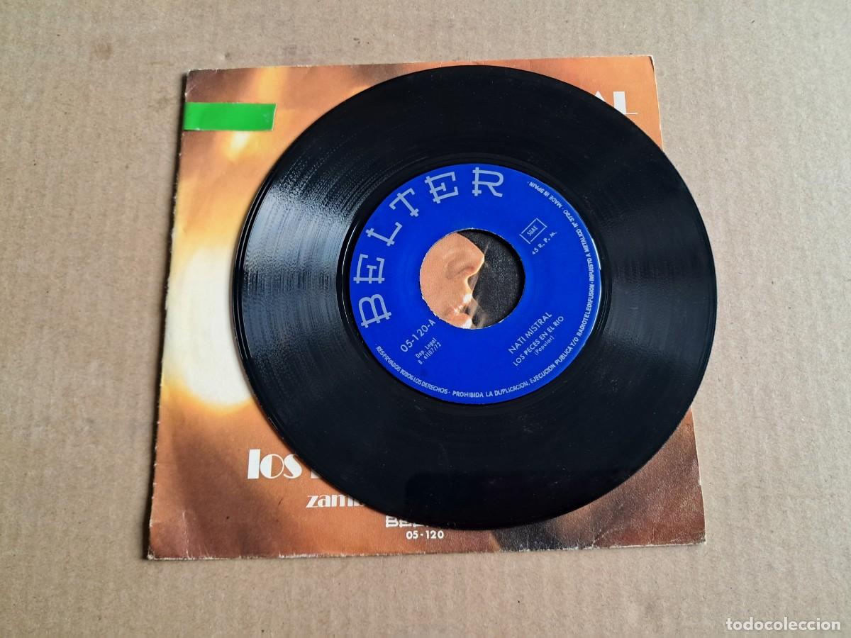 Discos de vinilo: NATI MISTRAL - LOS PECES EN EL RIO SINGLE 1972 - Foto 2
