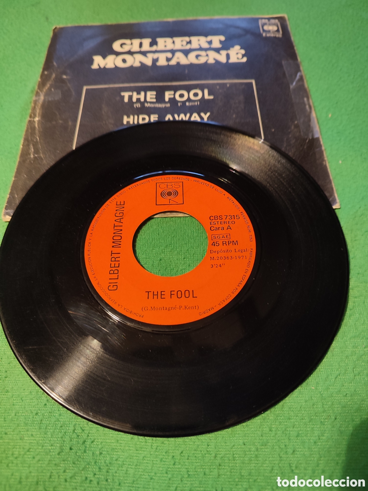 Discos de vinilo: Gilbert Montagne - The Fool vinilo single - Foto 2