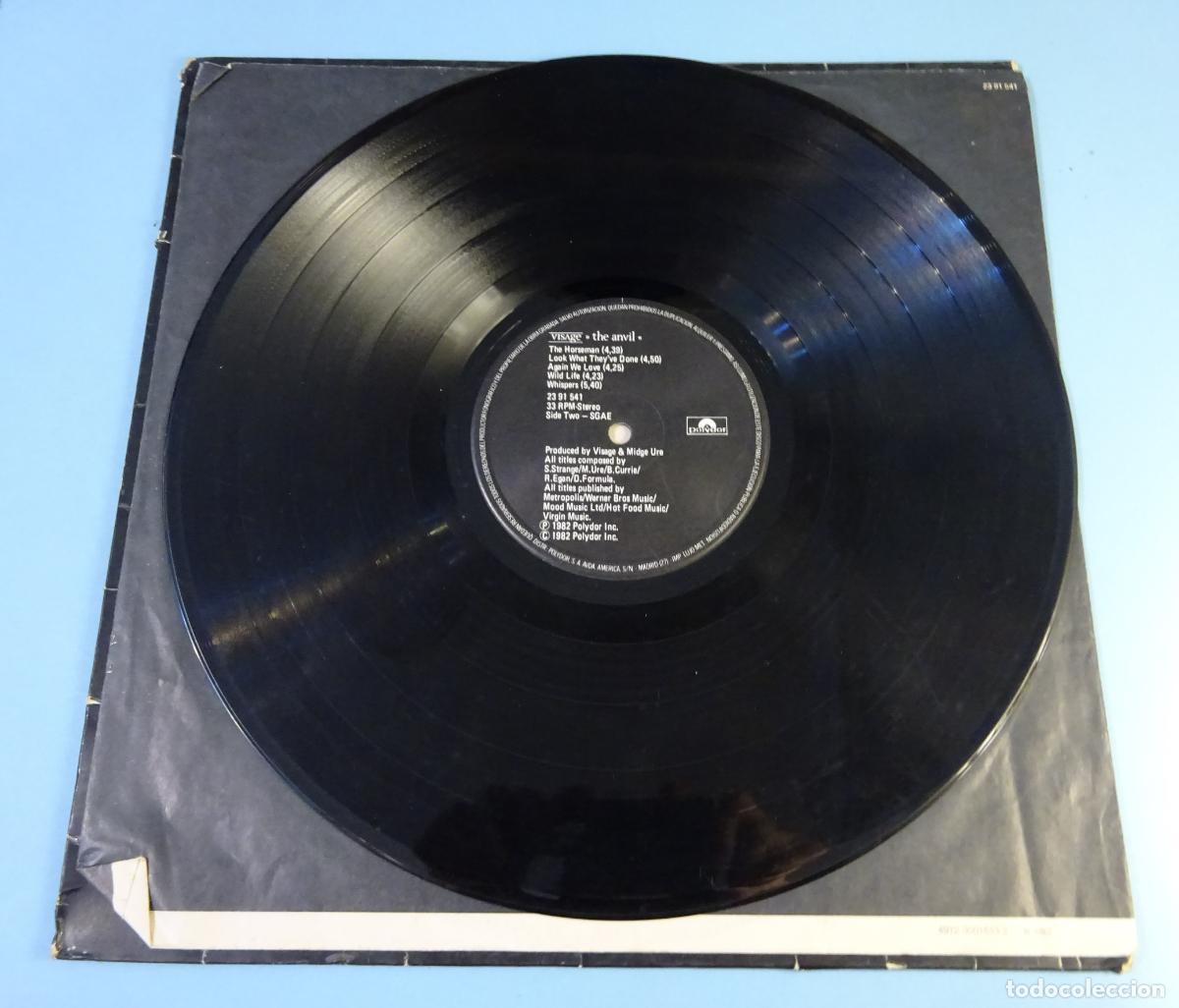 Discos de vinilo: VISAGE. THE ANVIL. LP POLYDOR 1982 - Foto 4