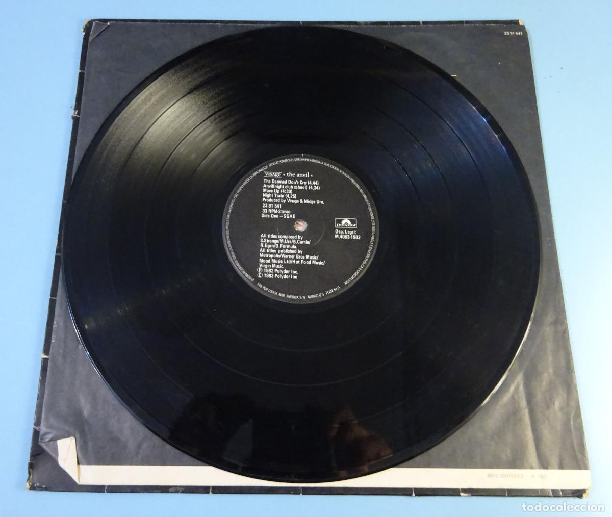 Discos de vinilo: VISAGE. THE ANVIL. LP POLYDOR 1982 - Foto 5