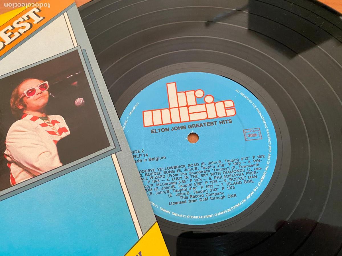 Discos de vinilo: ELTON JOHN (THE VERY BEST) LP (B-52) - Foto 2