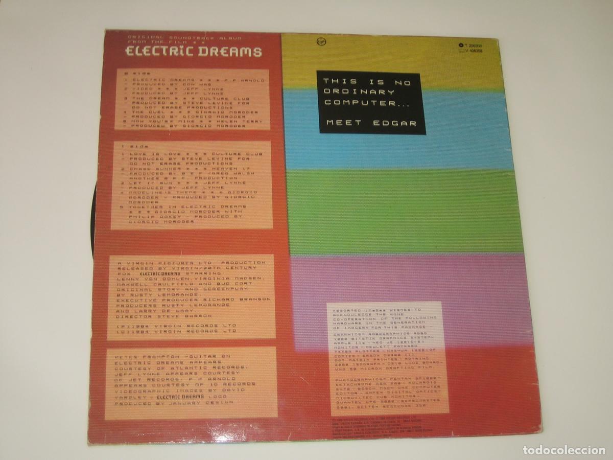 Discos de vinilo: ELECTRIC DREAMS - ED. ESPA&Ntilde;OLA 1984 - Foto 2