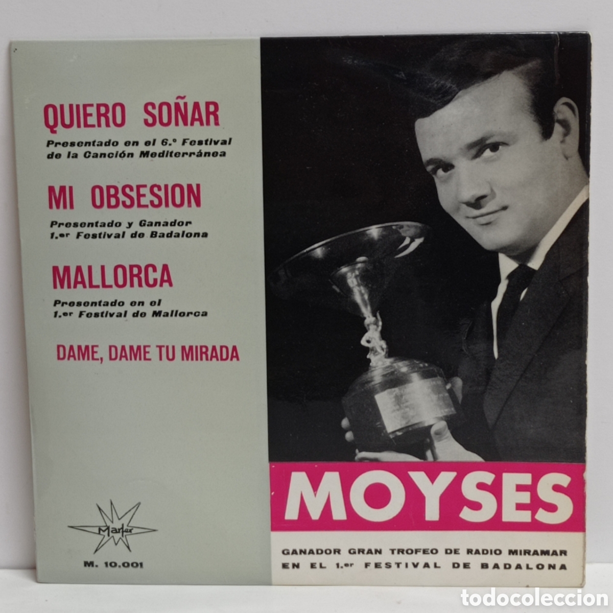 Discos de vinilo: MOYSES, QUIERO SO&Ntilde;AR (MARFER 1964) - Foto 1