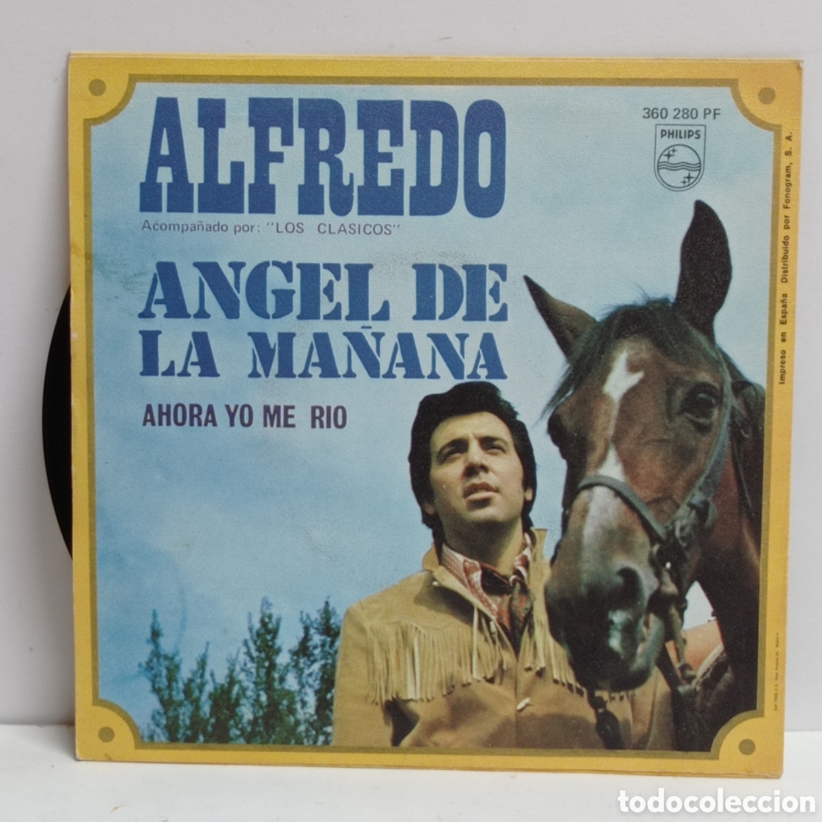 Discos de vinilo: ALFREDO, ANGEL DE LA MA&Ntilde;ANA (PHILIPS 1969) -SINGLE- - Foto 2