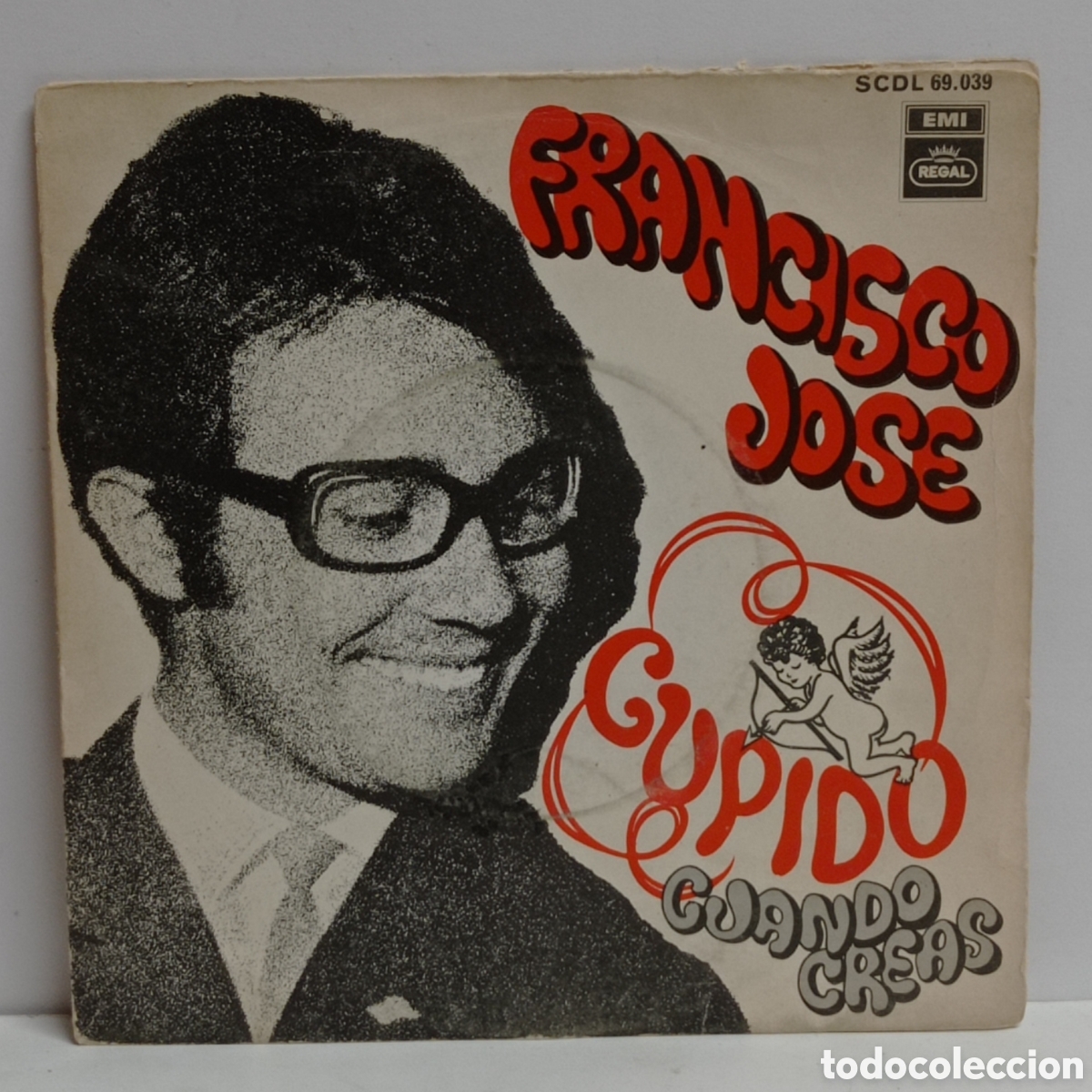 Discos de vinilo: FRANCISCO JOSE, CUPIDO (EMI 1968) -SINGLE- - Foto 1