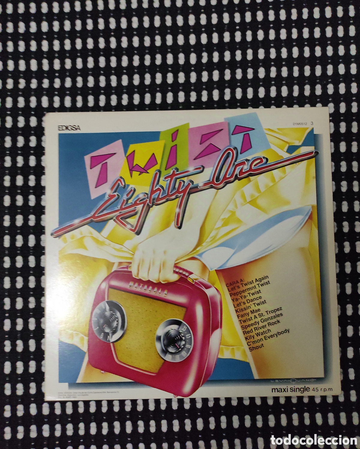 Discos de vinilo: Disco de Vinilo Original Antiguo TWIST EIGHTY ONE - Foto 2