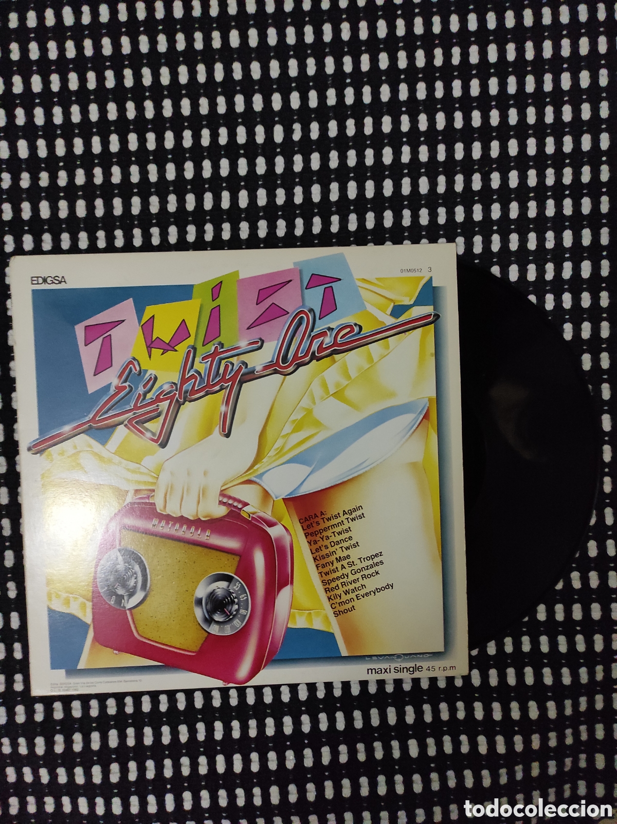 Discos de vinilo: Disco de Vinilo Original Antiguo TWIST EIGHTY ONE - Foto 3