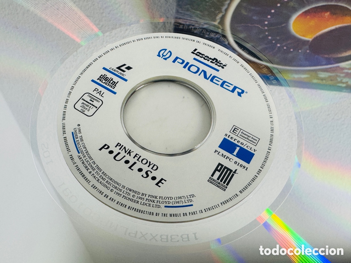 Discos de vinilo: Pink Floyd Pulse Laserdisc - Foto 5