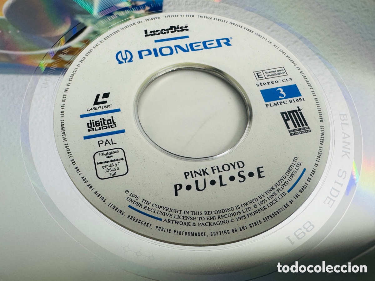 Discos de vinilo: Pink Floyd Pulse Laserdisc - Foto 6
