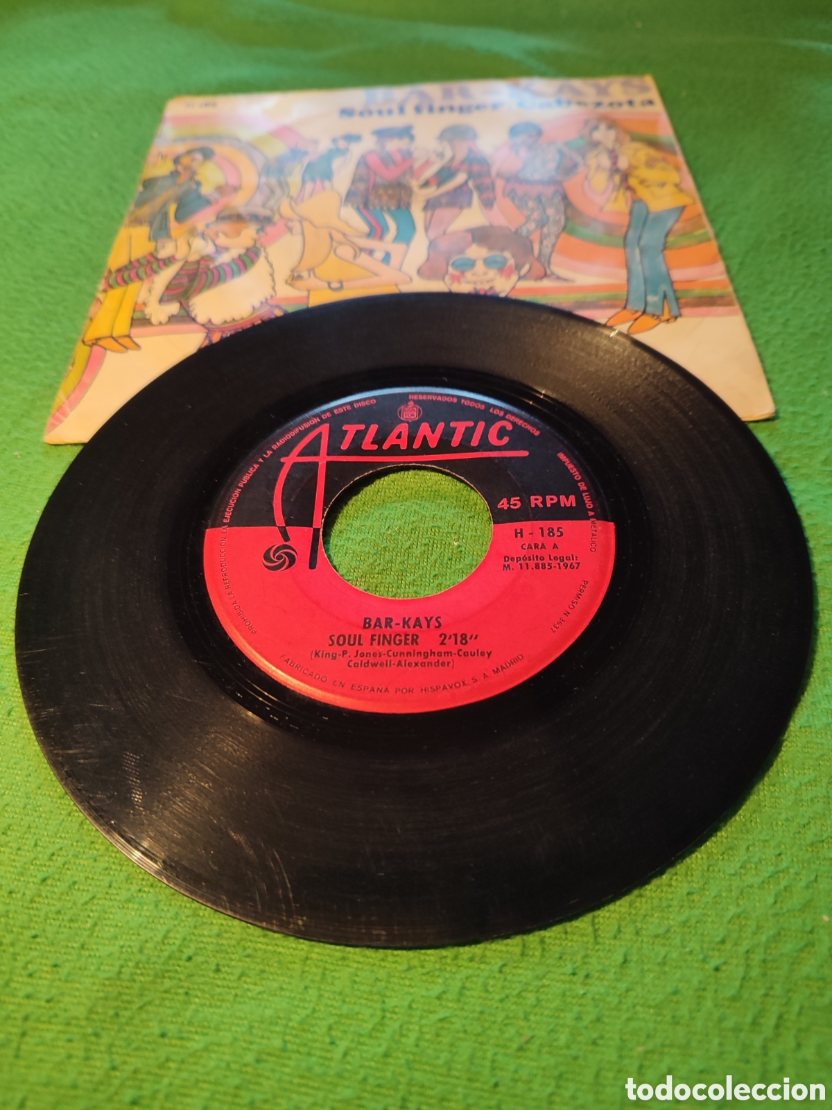 Discos de vinilo: Bar - Kays - Soul finger vinilo single - Foto 2